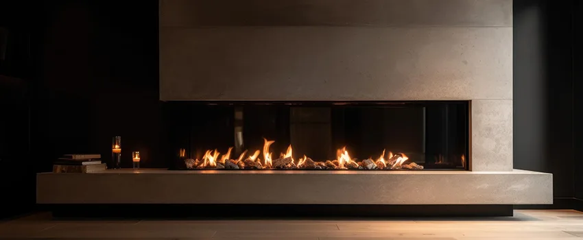 Gas Fireplace Ember Bed Design Services in Palm Coast, Florida