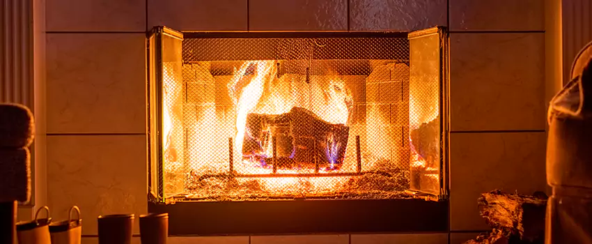 Mendota Hearth Landscape Fireplace Installation in Palm Coast, Florida