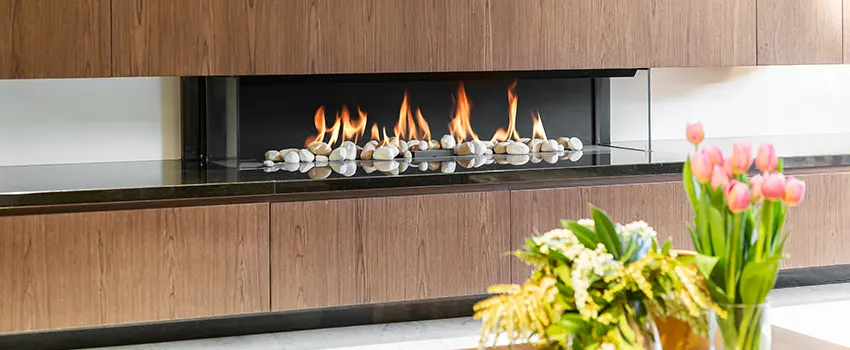 Double-height Fireplace Design Refurbishment in Palm Coast, Florida